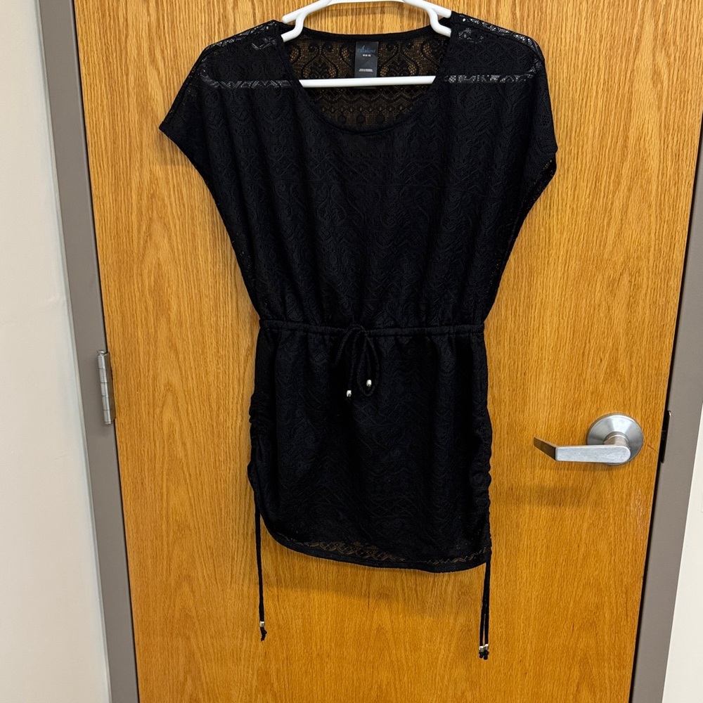 Catalina‎ Black Lace Swim Cover-Up